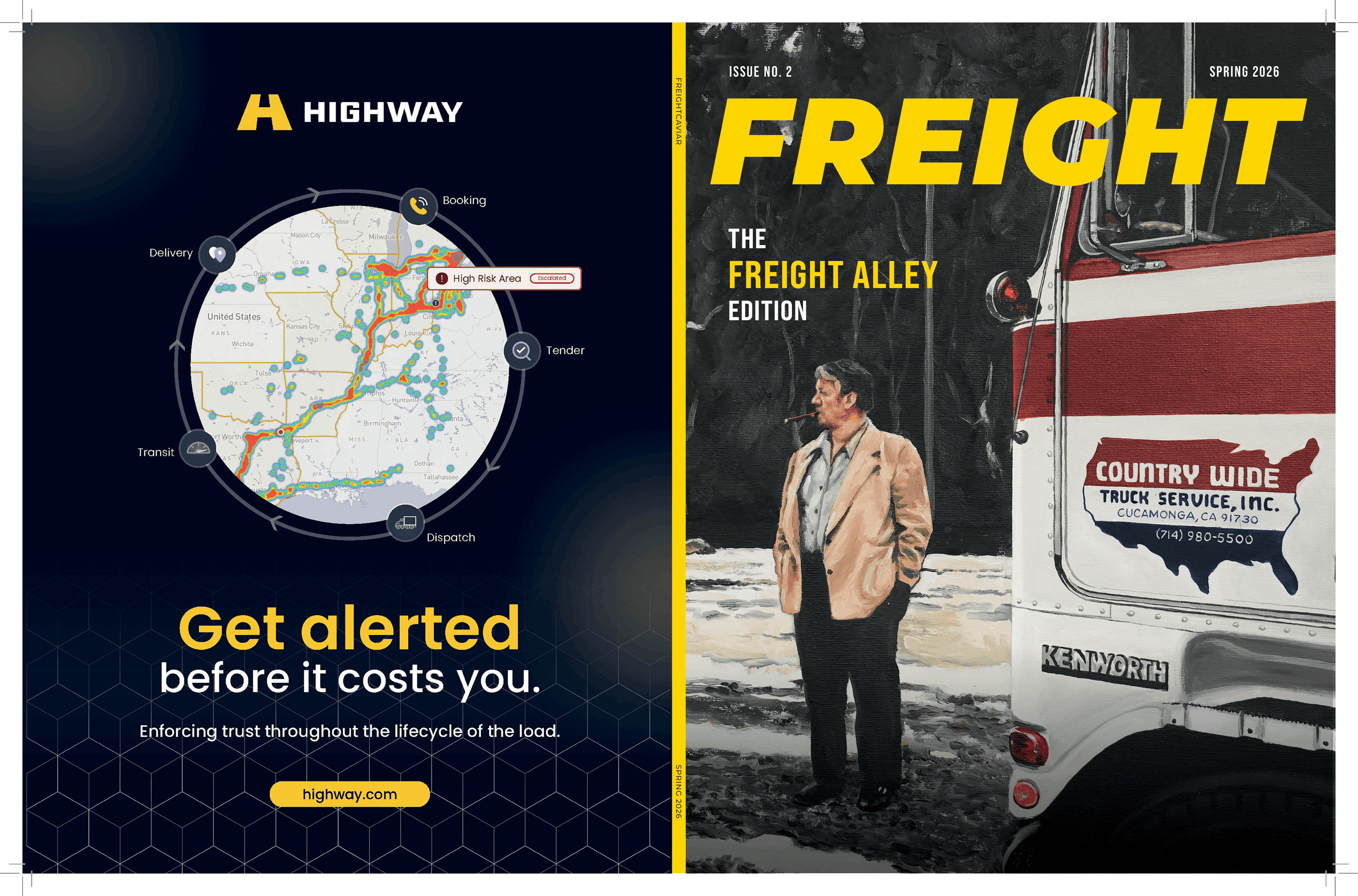 Edition 2, The Freight Alley Issue, front and back cover