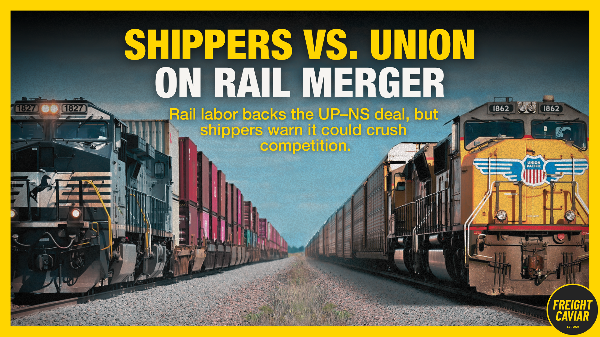 🎣 $85B Rail Fight