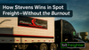 How Stevens Transport Continues to Win High Percentages of Spot Freight