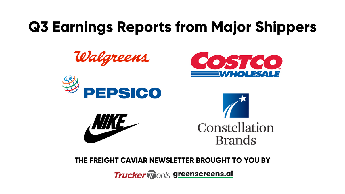 📊 Reports from Major Shippers